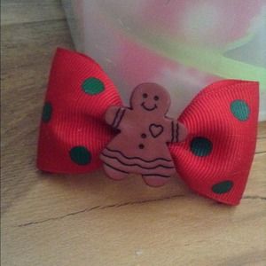 Christmas hair bow