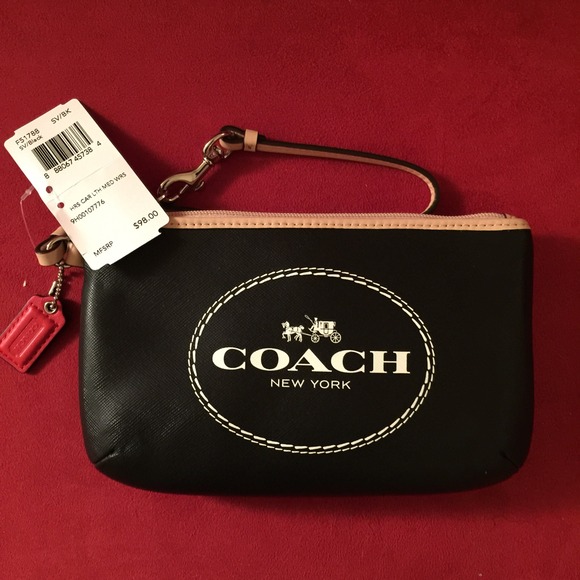 Black Coach Wristlet