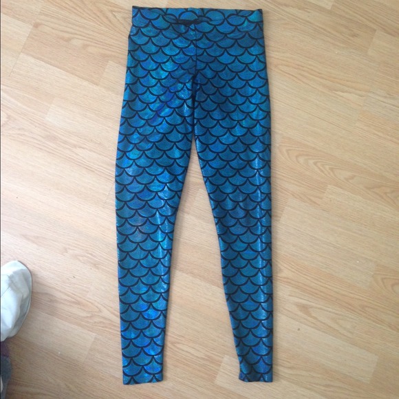 SOLD. Black Milk Merboy Leggings - Picture 2 of 4