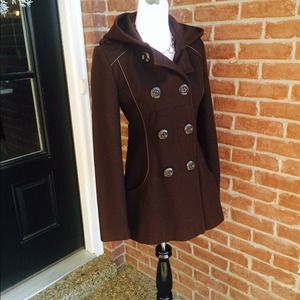 Sold - Miss Sixty hooded peacoat