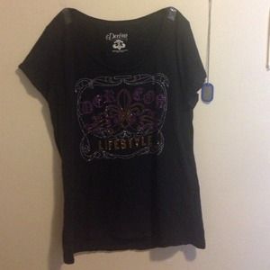 Dereon Rhinestone Shirt