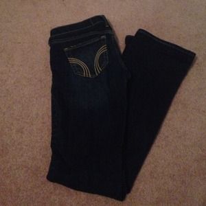 Hollister Dark Wash Boot-cut Jeans