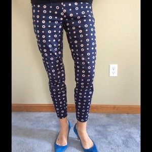 J. Crew printed minnie pants