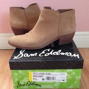 Sam Edelman Petty boot booties in Honey sz 7 1/2