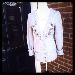 Sold - Express Jewel Long Cardi Size XS