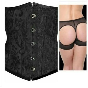 Steel boned corset & butt lifter
