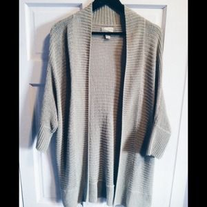 Taupe knit Cardigan
