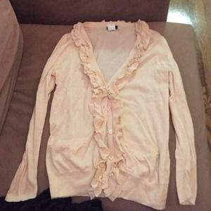 J crew women's sweater XS very light pink