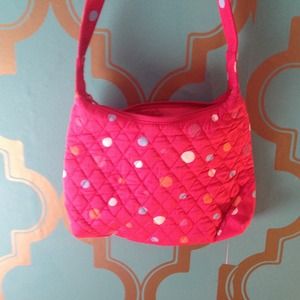 Pink polka dot silk collection Vera Bradley