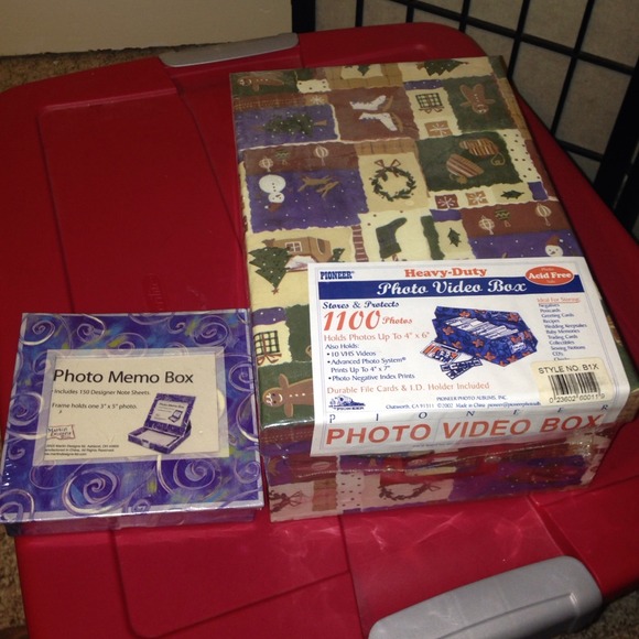 2 Photo Memo Boxes