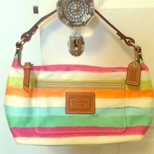 Authentic Handheld Coach Bag-  Good Condition!