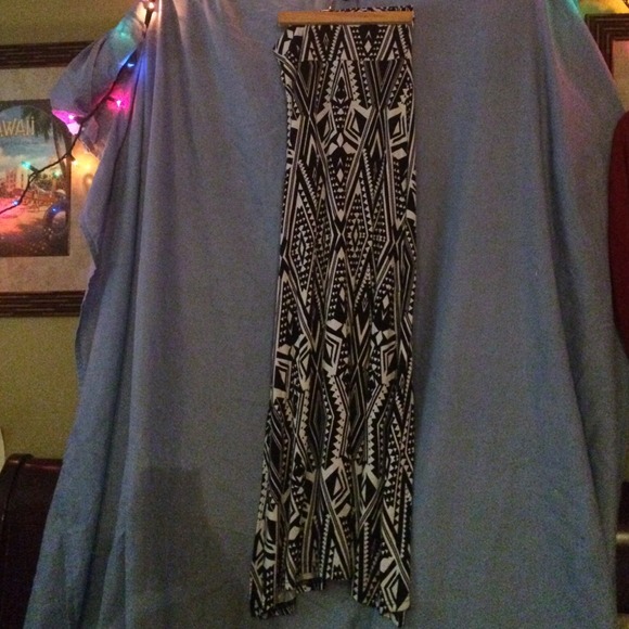 Tribal maxi skirt