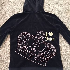 Black Juicy Couture sweatshirt