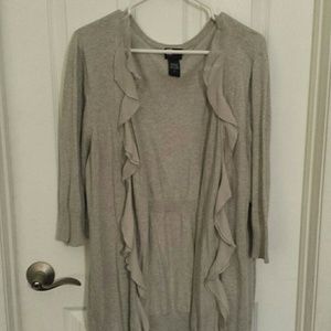 ***REDUCED*** Ruffled grey sweater