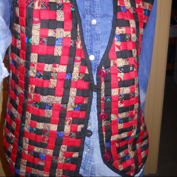 Vintage quilted vest