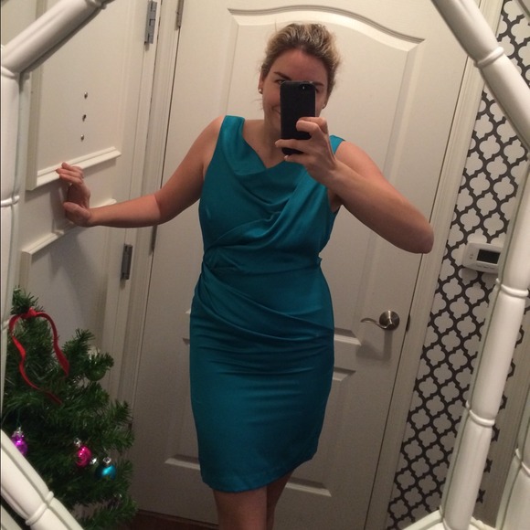 Aqua Max & Cleo Cocktail Dress - Picture 2 of 4