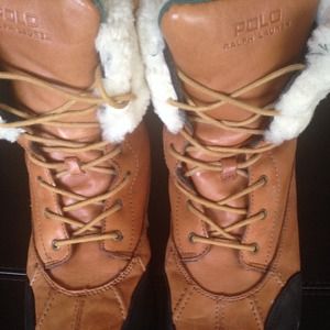 Ralph Lauren Leather Boots!