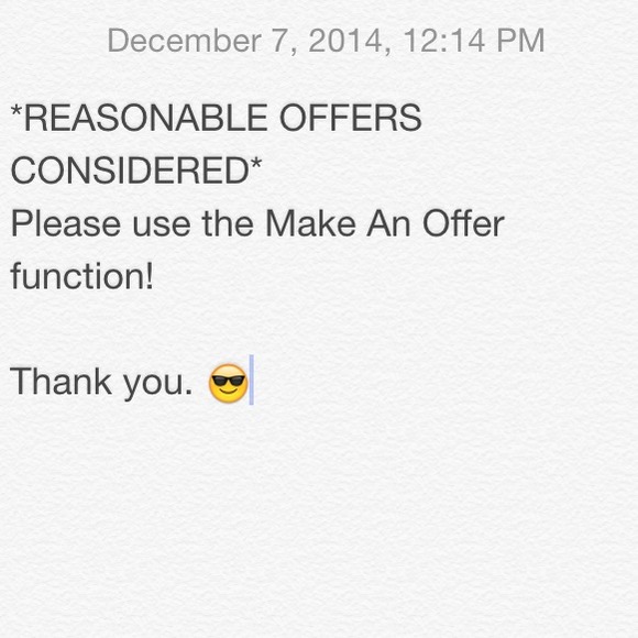 *Reasonable Offers Considered!*