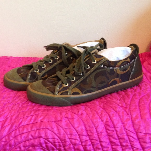 coach camouflage sneakers