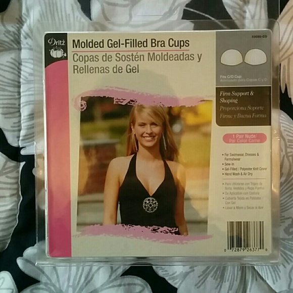 Gel-filled bra cups