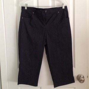Navy Capri pants NWOT REDUCED