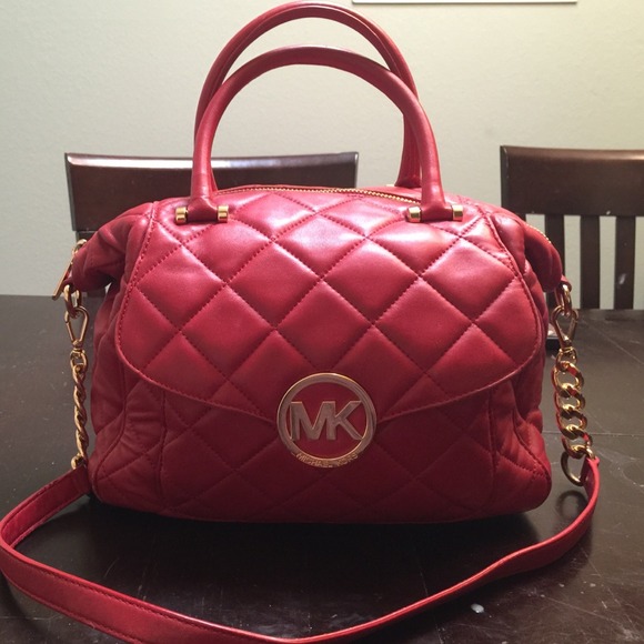 Large quilted MK purse