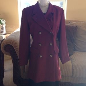 🎀Wine color  blazer💕💕