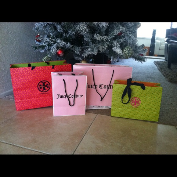 Tory burch paperbags and juicy couture no damage