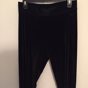 Victoria Secret Pink velour black legging