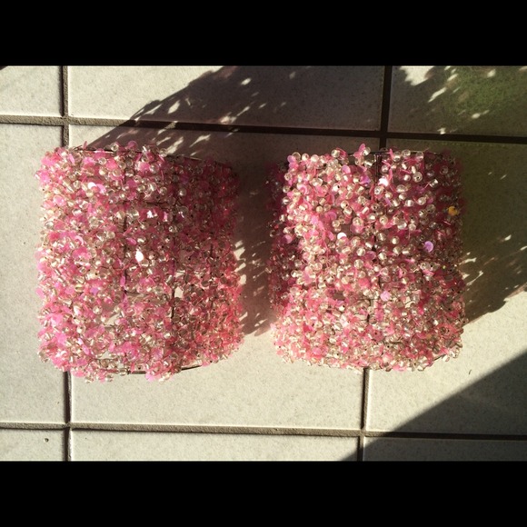 Beaded sconces