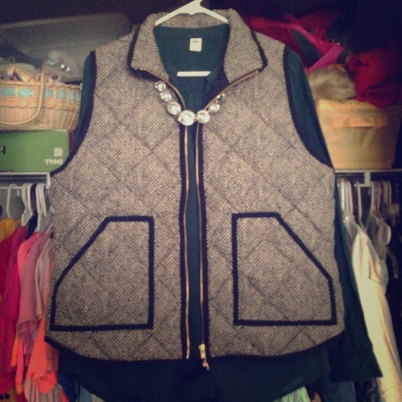 Jcrew Herringbone vest!