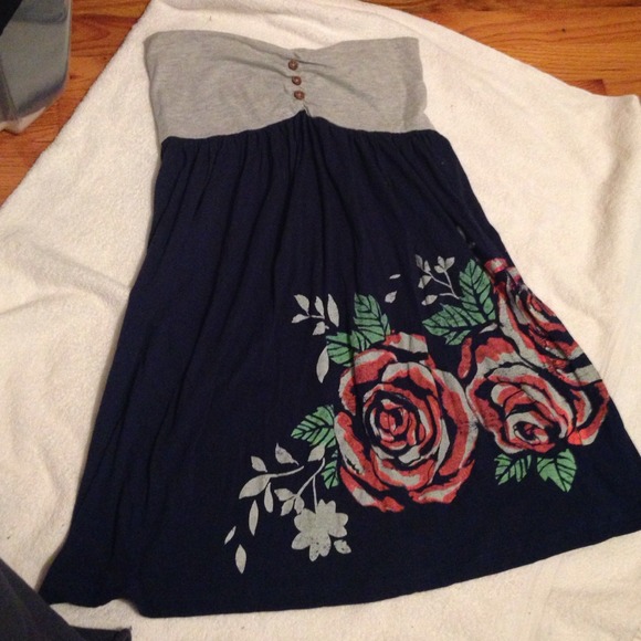 Dresses & Skirts - Strapless Breezy Cotton Mini Dress