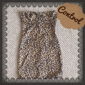 Control top/dress leopard