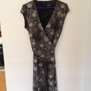 CITY unltd. Wrap dress with cap sleeves