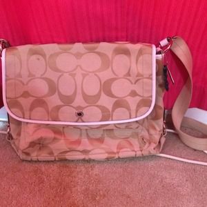 Coach satchel/diaper bag