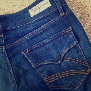 New bootcut dark wash jeans