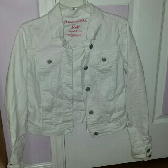 White denim jacket
