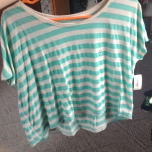 aeropostale striped crop top