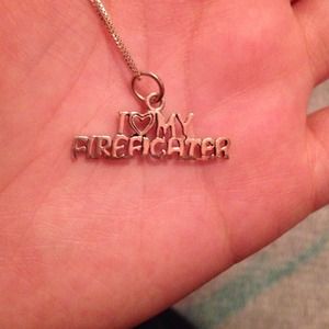 I love my firefighter necklace with chain