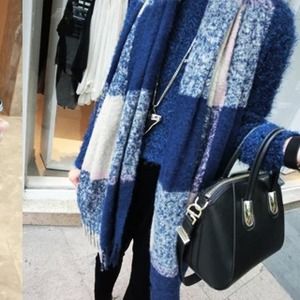 Anthropologie blue and white Scarf