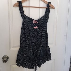 Juicy Couture polka dot tank top NWT