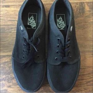 Black on black vans