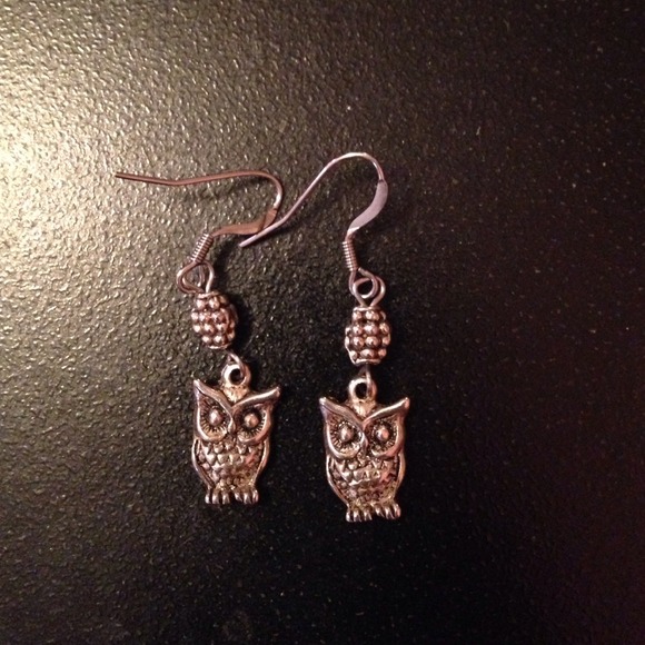 Owl earrings.