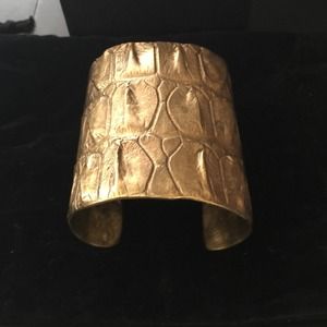 Raven Kauffman Jewelry - Raven Kauffman Brass Croc Cuff Bracelet Raven Kauffman Jewelry - Raven Kauffman Brass Croc Cuff Bracelet