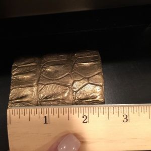 Raven Kauffman Jewelry - Raven Kauffman Brass Croc Cuff Bracelet Raven Kauffman Jewelry - Raven Kauffman Brass Croc Cuff Bracelet