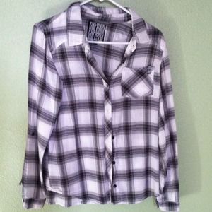 Volcom plaid top