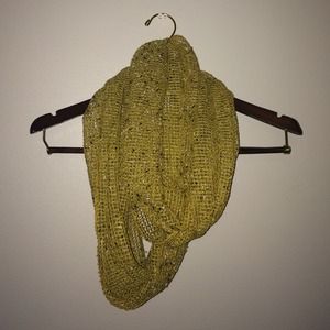 Mustard Yellow Infinity Scarf