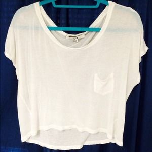 Slightly cropped shirt