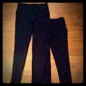 Express black leggings. 2 pair.