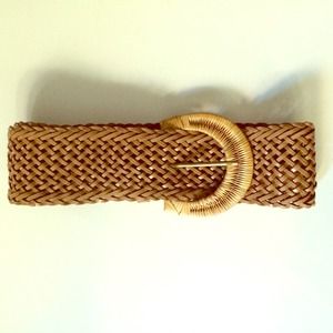 Tan Braided Belt